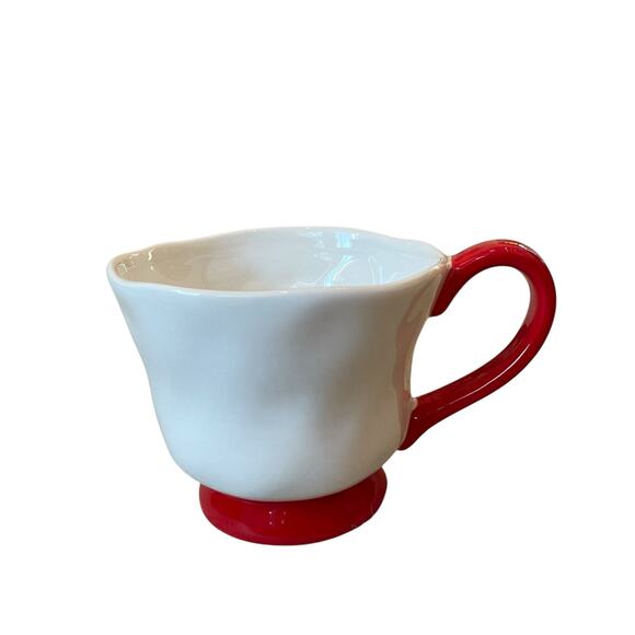 Hand Painted RED BOW Mug Set of 2 Christmas Holiday Glam New - Picture 14 of 16